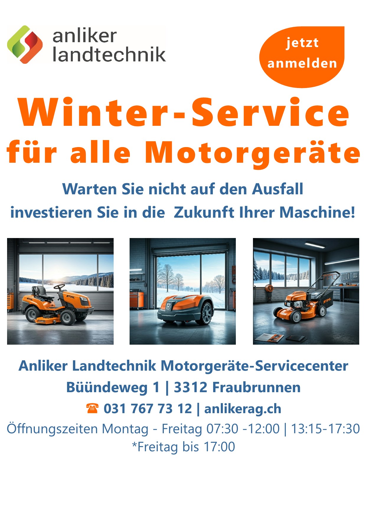 Winterservice Kleingeräte 2024